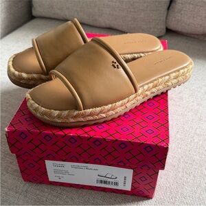 Tory Burch Tiramisu/multi Espadrille Slides